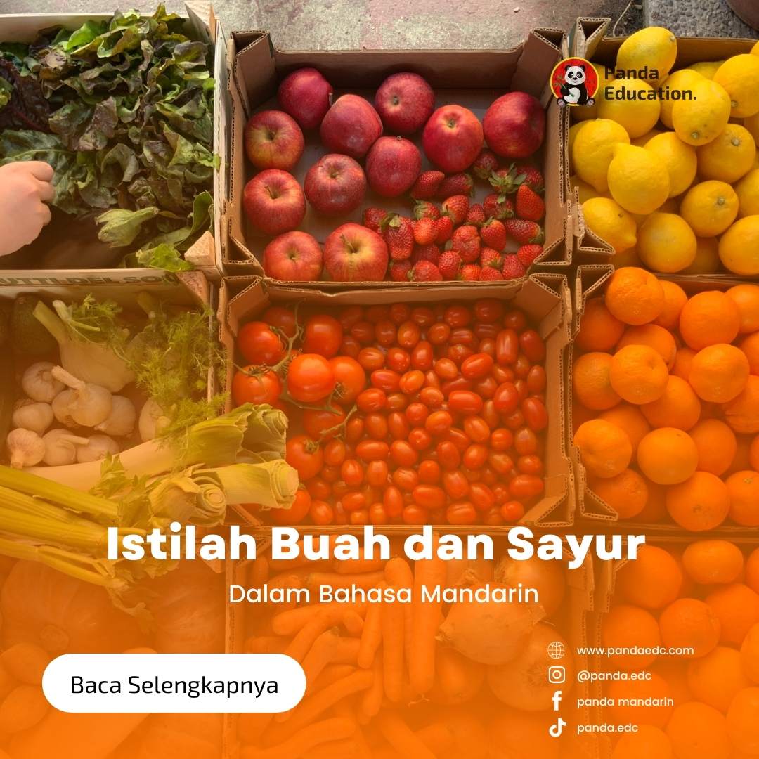 Istilah Buah dan Sayur dalam Bahasa Mandarin Kursus Bahasa Mandarin Panda Edc