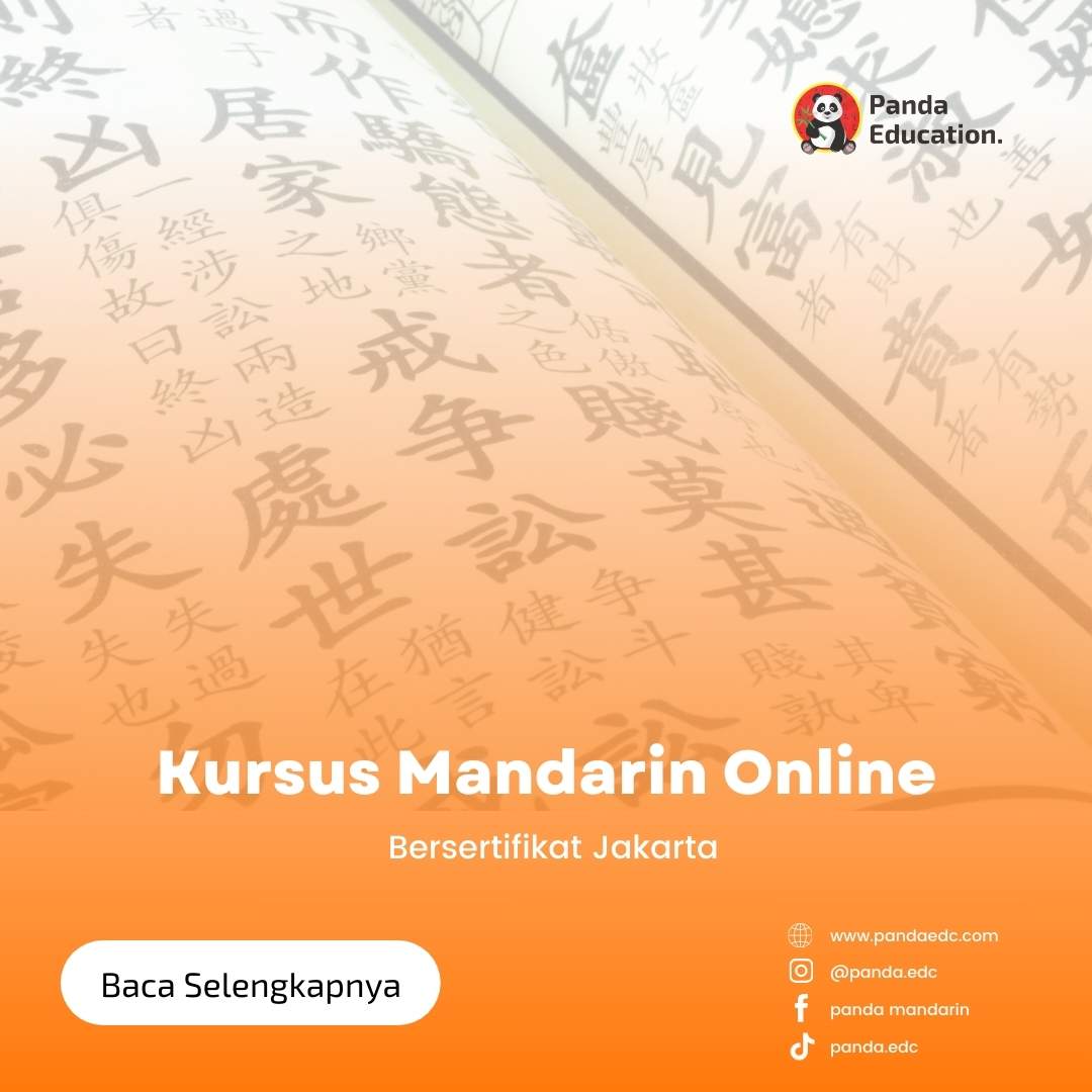 Kursus Mandarin Online Bersertifikat Jakarta Kursus Bahasa Mandarin Panda Edc