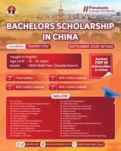 Informasi Beasiswa Kuliah China Kota Harbin by Pandaedc