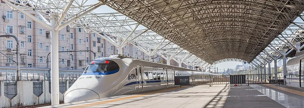 stasiun kereta cepat di china