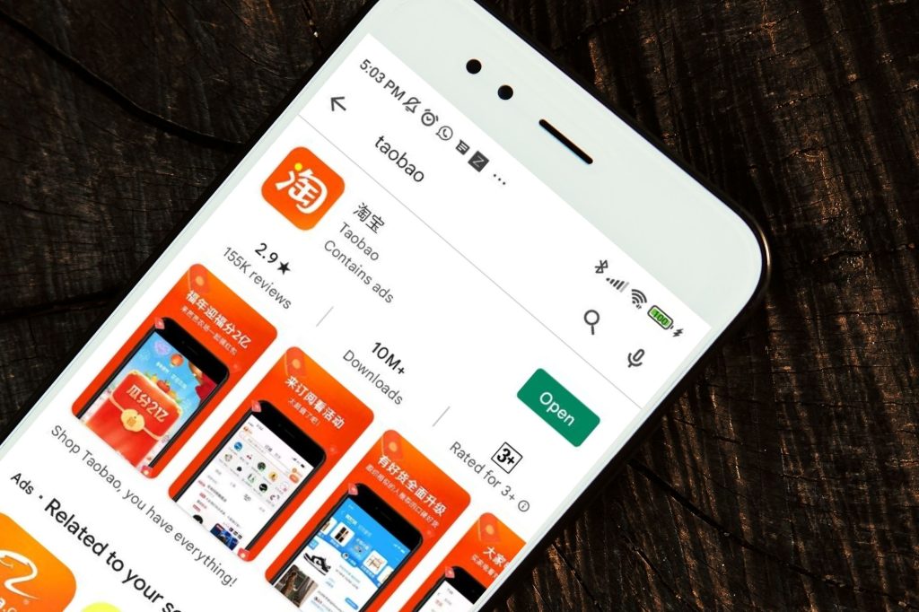 aplikasi belanja online taobao dari china