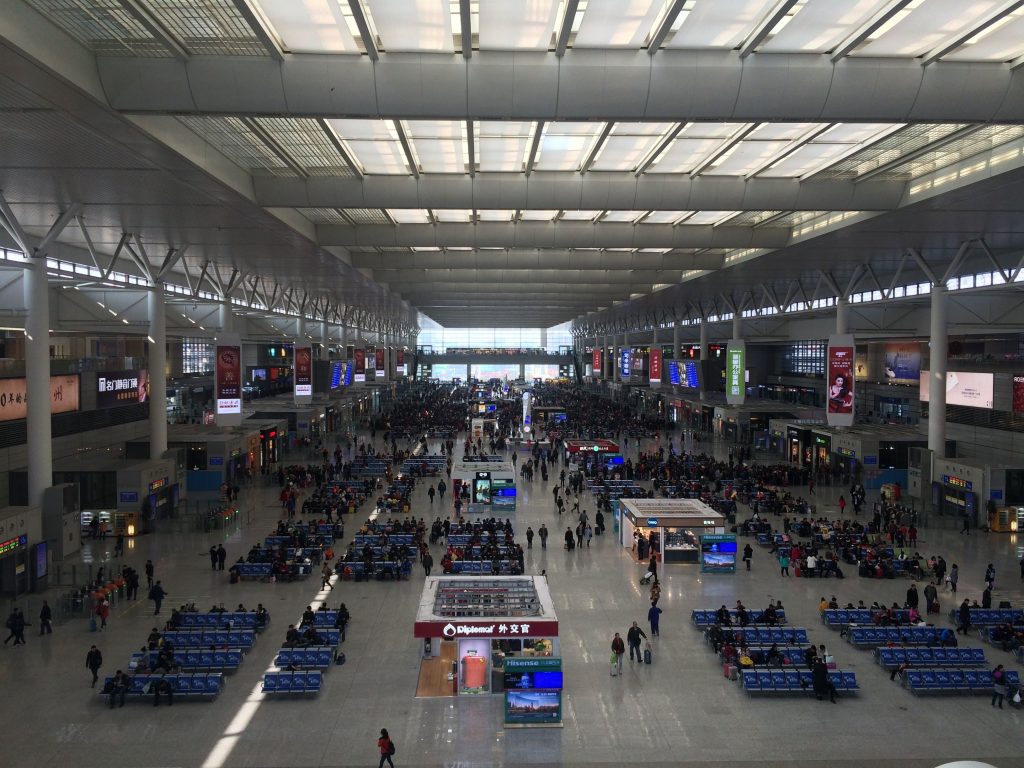 stasiun shanghai hongqiao di kota shanghai, china