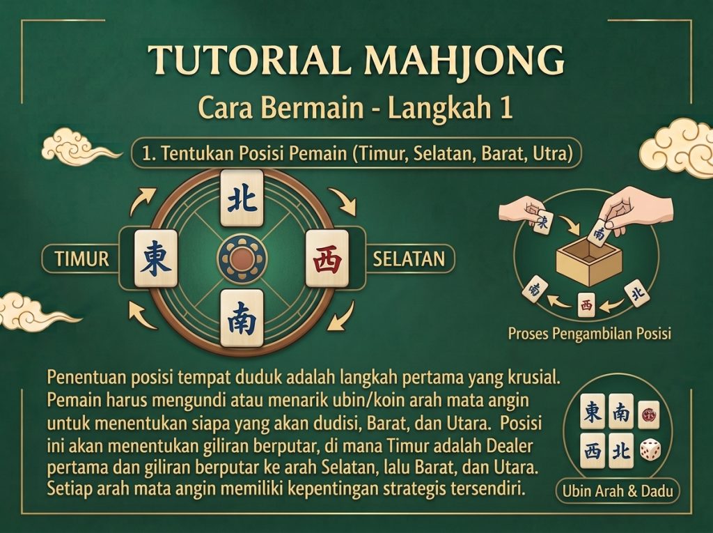 gambar mahjong langkah 1