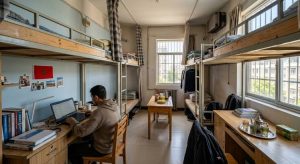 dormitory asrama di kampus china